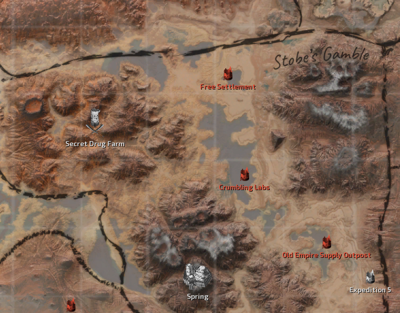 Free Settlement and Free City Map Location